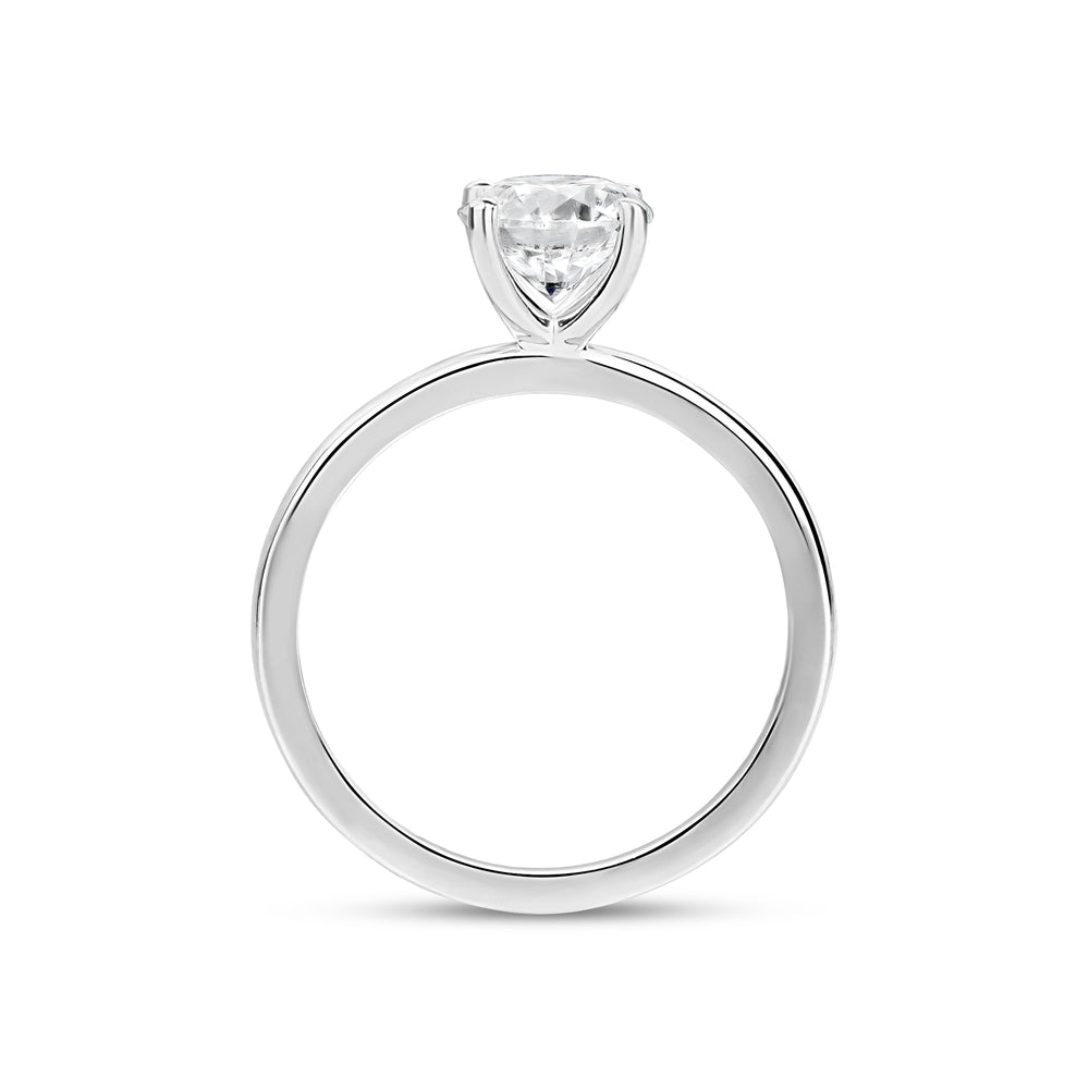 
                  
                    Bague de fiançailles solitaire en diamant rond de 1,00 ct cultivé en laboratoire
                  
                