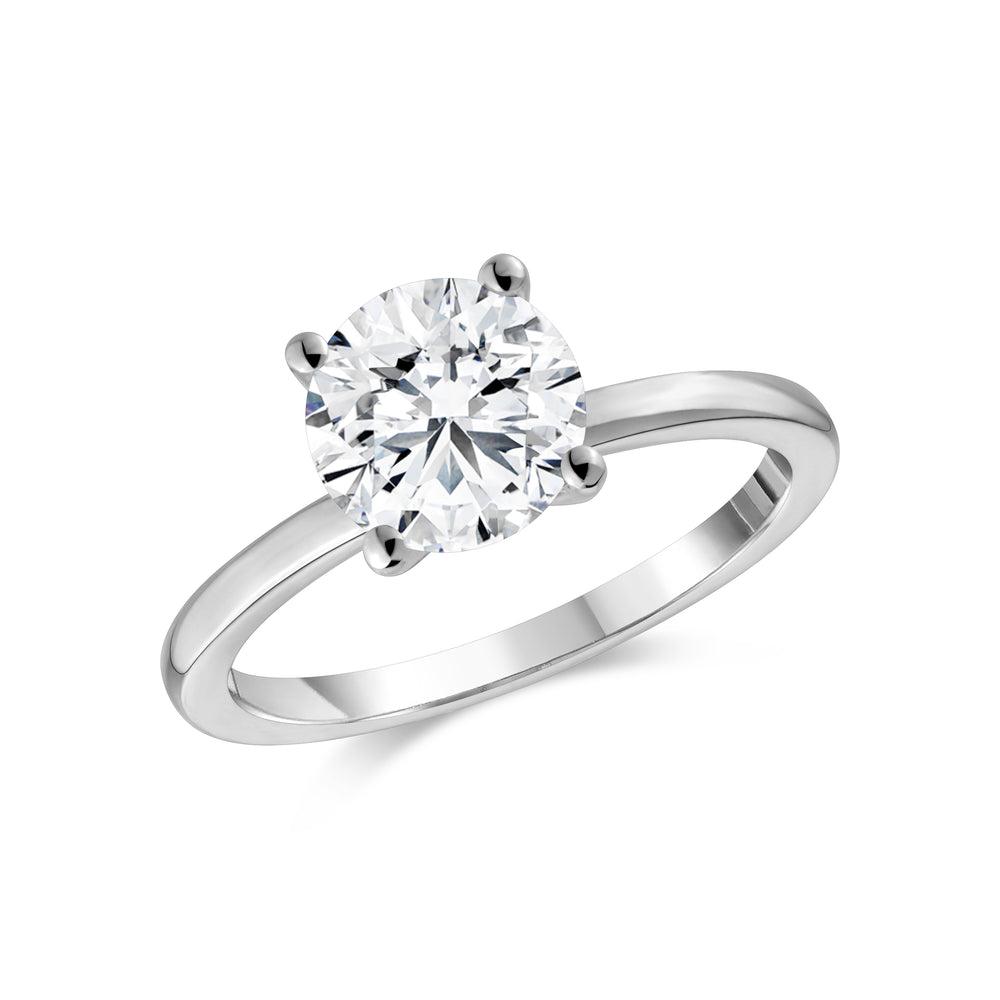 1.50ct Lab-Grown Round Diamond Solitaire Engagement Ring