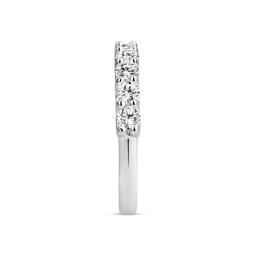 
                  
                    0.65ct Lab-Grown Prong Set Diamond Half Eternity Ring
                  
                