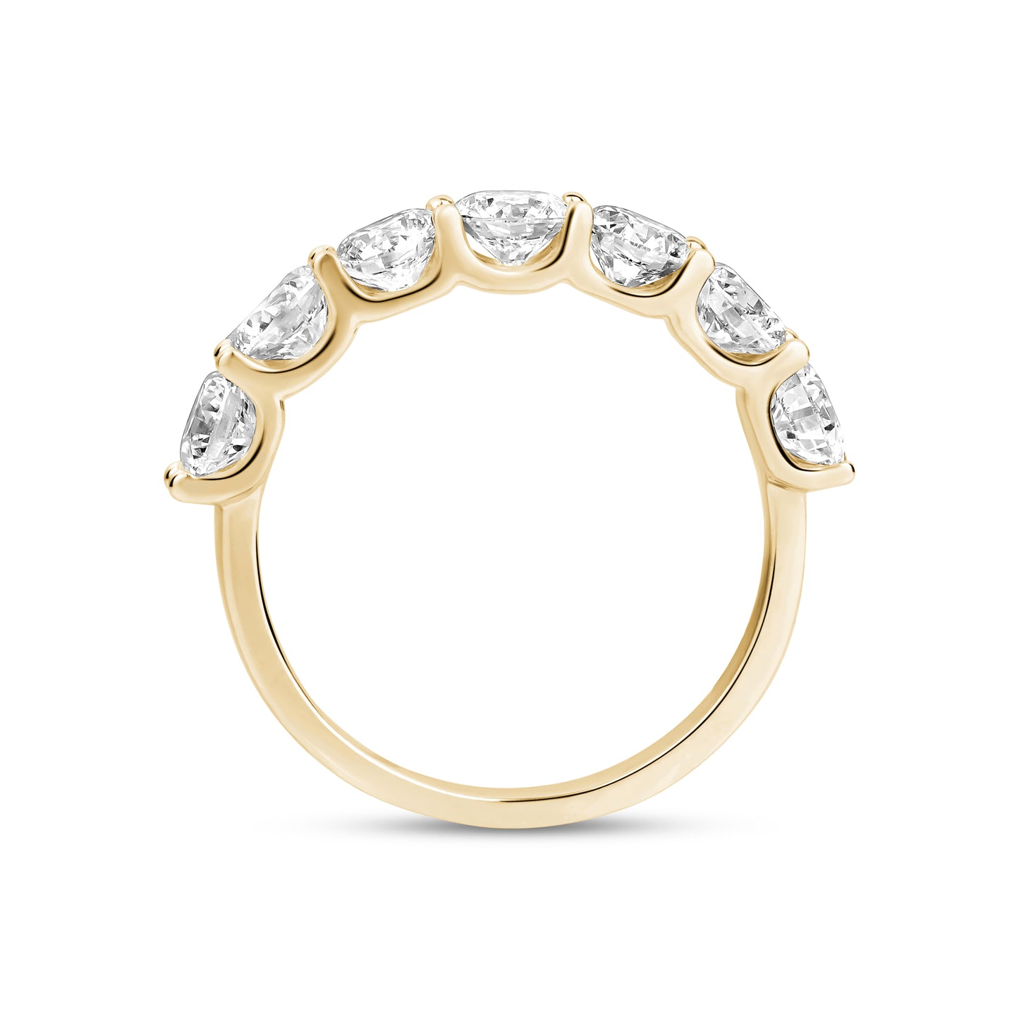 
                  
                    2.75ct Lab-Grown Prong Set Diamond Half Eternity Ring
                  
                